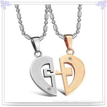 Stainless Steel Pendant Fashion Lovers Necklace (HR2130)